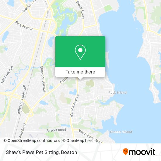 Shaw's Paws Pet Sitting map