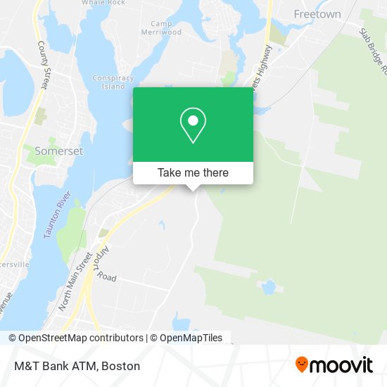 M&T Bank ATM map