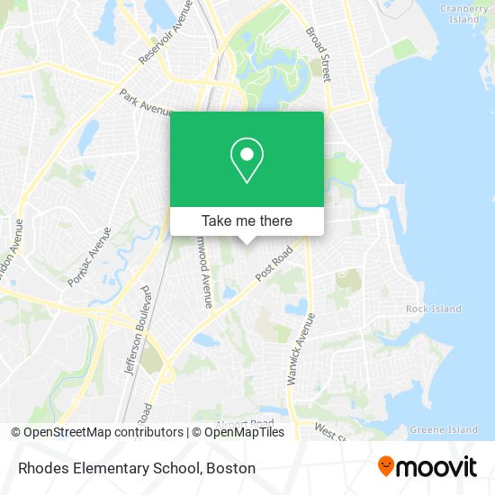 Rhodes Elementary School map
