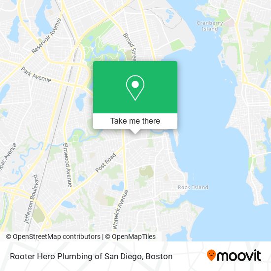 Rooter Hero Plumbing of San Diego map