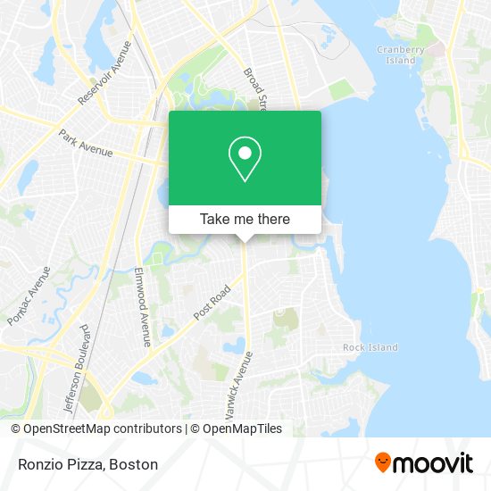 Ronzio Pizza map