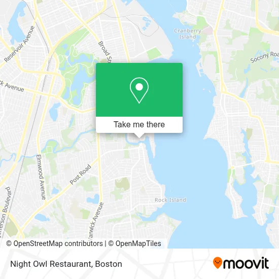 Night Owl Restaurant map