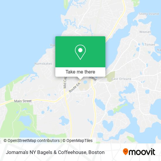 Mapa de Jomama's NY Bagels & Coffeehouse