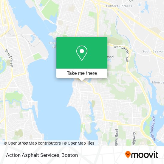 Action Asphalt Services map
