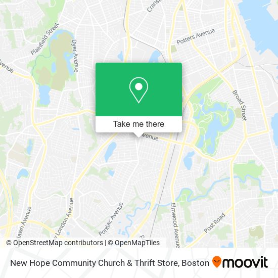 Mapa de New Hope Community Church & Thrift Store