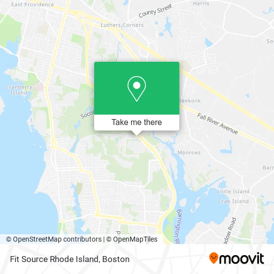 Fit Source Rhode Island map