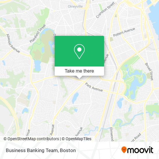 Business Banking Team map