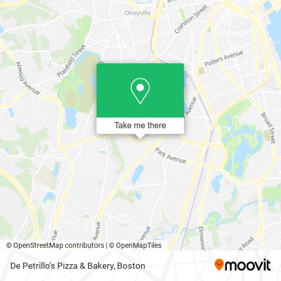 Mapa de De Petrillo's Pizza & Bakery