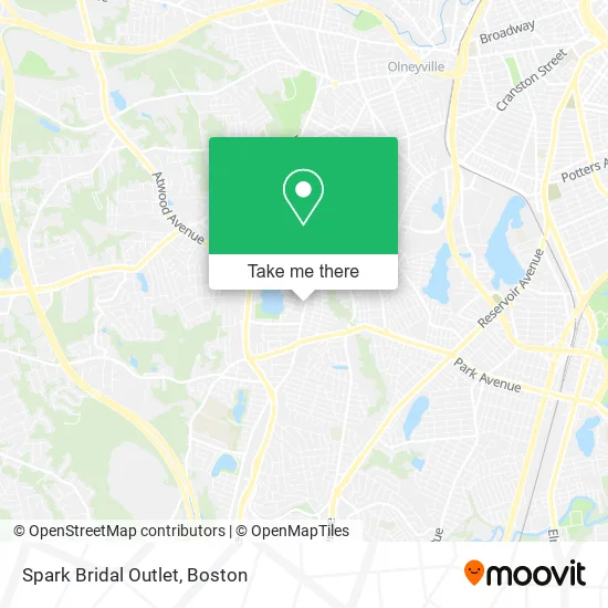 Spark Bridal Outlet map