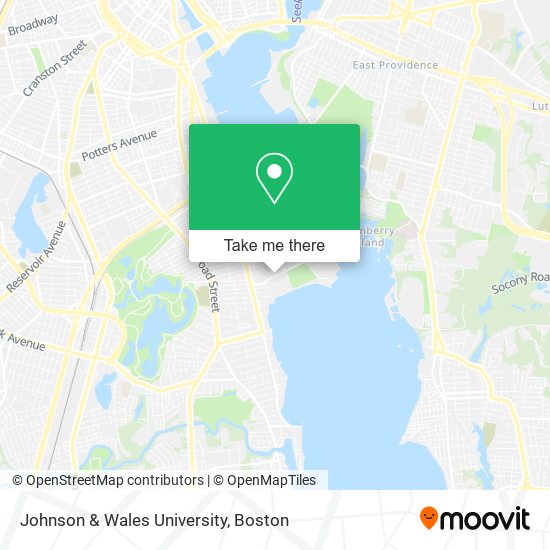 Johnson & Wales University map