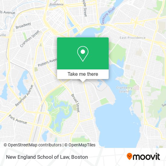 New England School of Law map