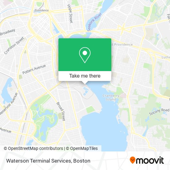 Waterson Terminal Services map