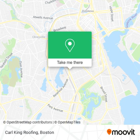 Carl King Roofing map