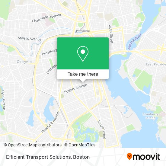 Efficient Transport Solutions map