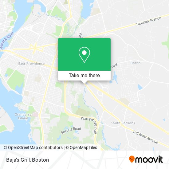 Baja's Grill map