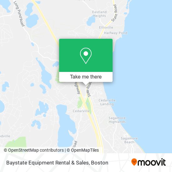 Baystate Equipment Rental & Sales map