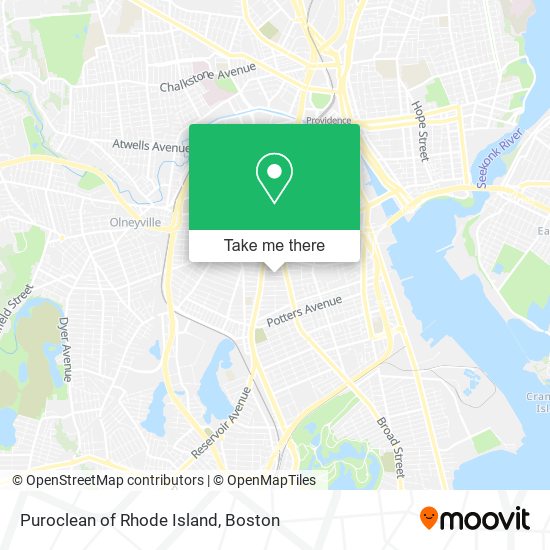 Mapa de Puroclean of Rhode Island