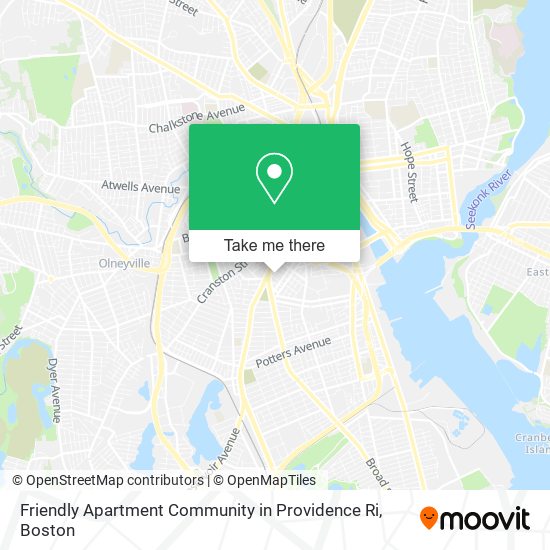 Friendly Apartment Community in Providence Ri map