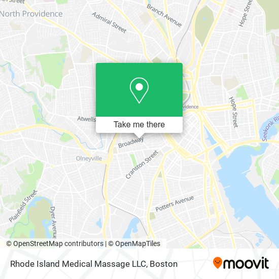 Rhode Island Medical Massage LLC map