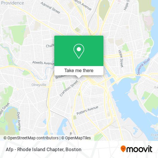 Afp - Rhode Island Chapter map