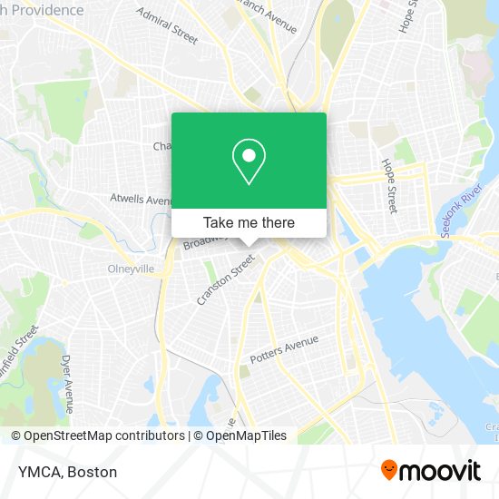 YMCA map