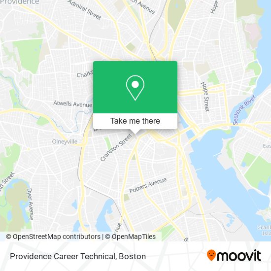 Mapa de Providence Career Technical