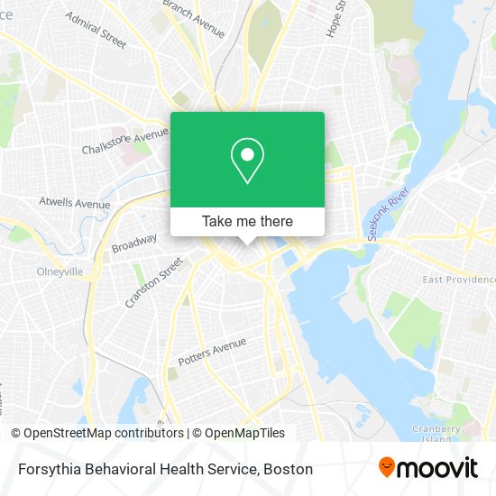 Mapa de Forsythia Behavioral Health Service