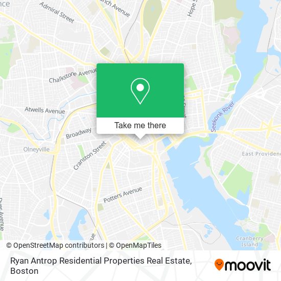 Ryan Antrop Residential Properties Real Estate map