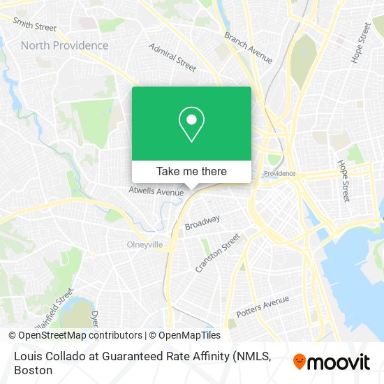 Mapa de Louis Collado at Guaranteed Rate Affinity