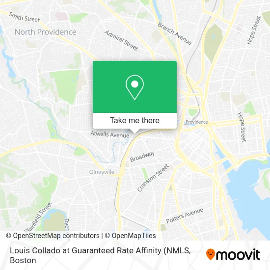 Louis Collado at Guaranteed Rate Affinity map