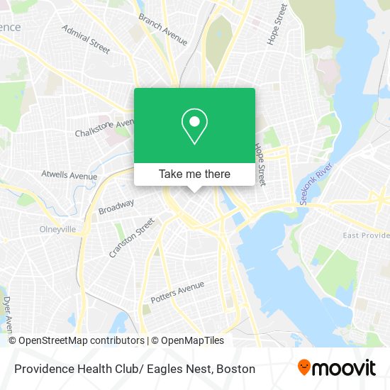 Providence Health Club/ Eagles Nest map