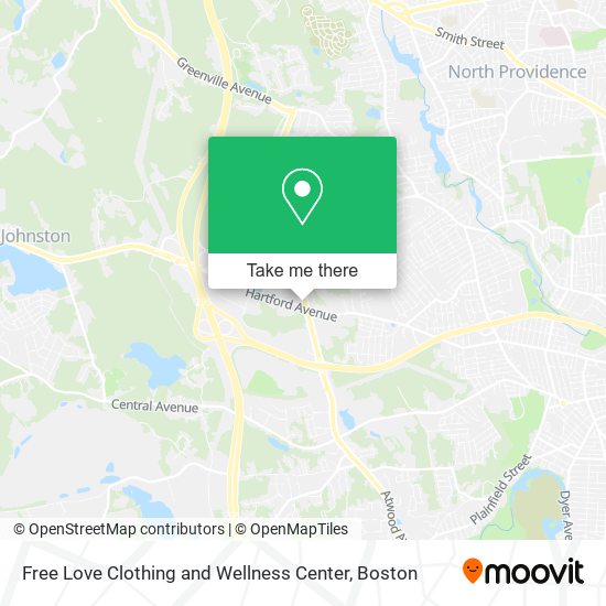 Mapa de Free Love Clothing and Wellness Center