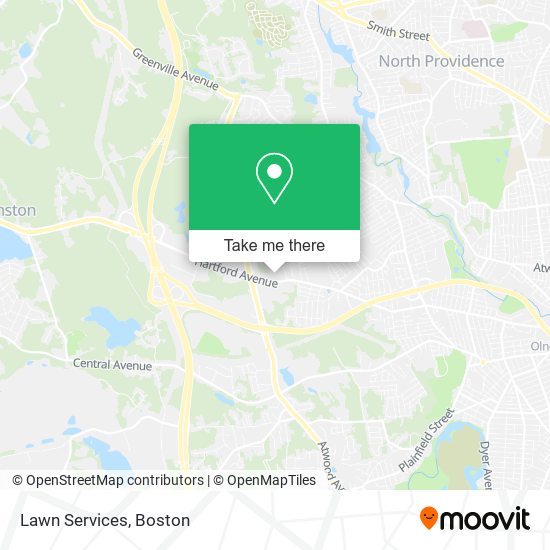 Lawn Services map