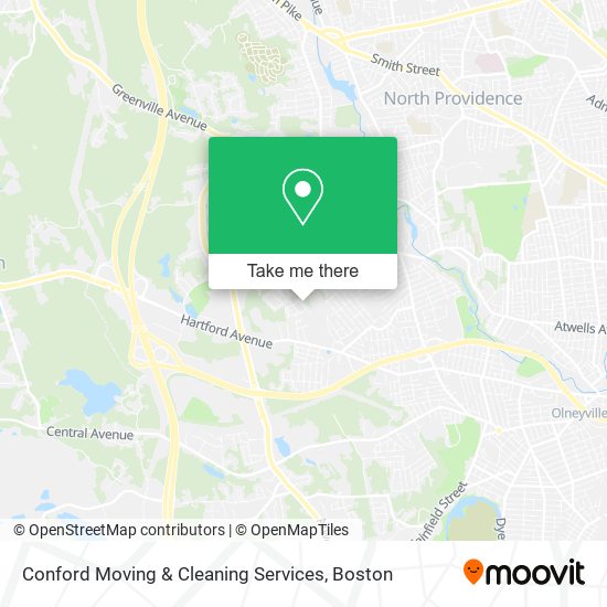 Mapa de Conford Moving & Cleaning Services