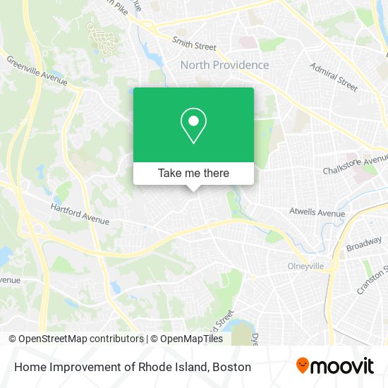 Mapa de Home Improvement of Rhode Island