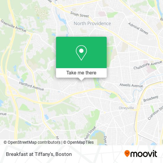 Breakfast at Tiffany's map