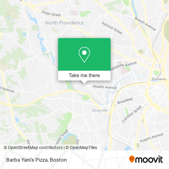 Barba Yani's Pizza map