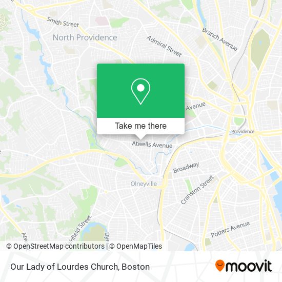 Our Lady of Lourdes Church map