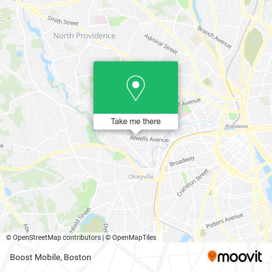 Boost Mobile map