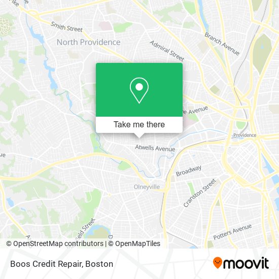 Boos Credit Repair map