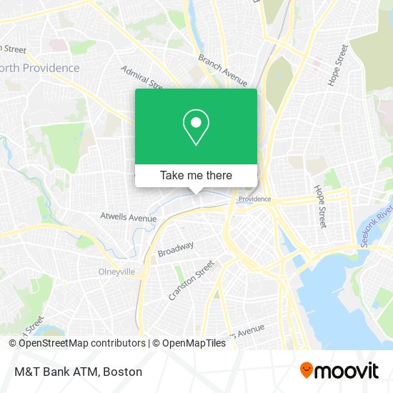 M&T Bank ATM map