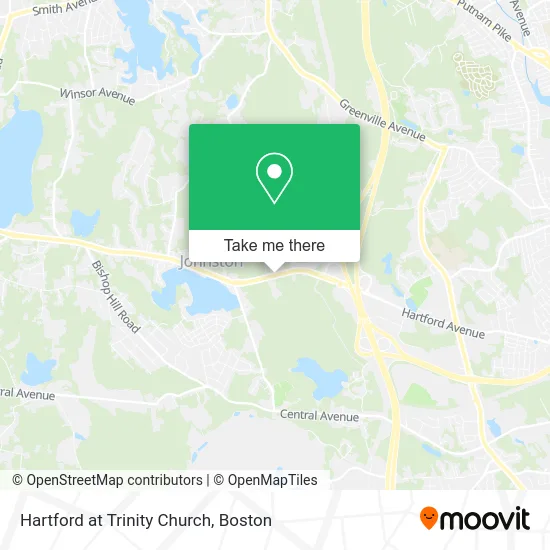 Hartford at Trinity Church map