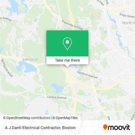 A J Danti Electrical Contractor map