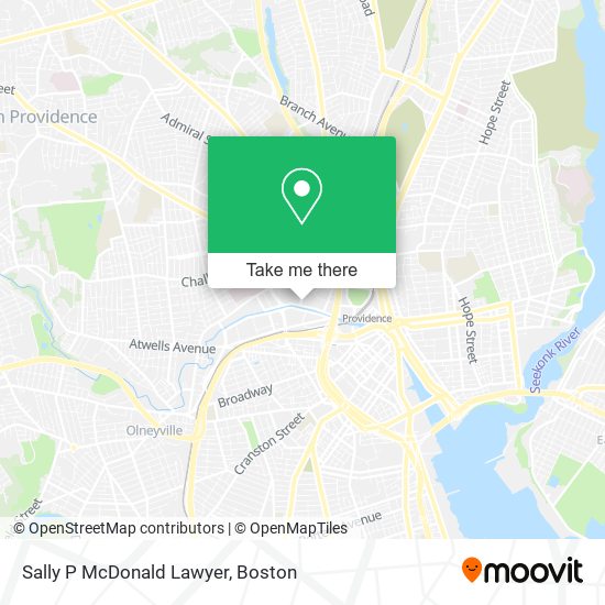 Mapa de Sally P McDonald Lawyer