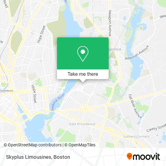 Skyplus Limousines map