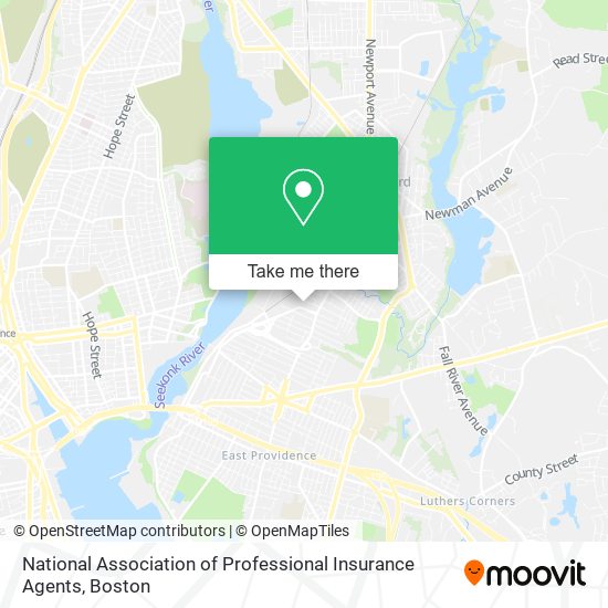 Mapa de National Association of Professional Insurance Agents
