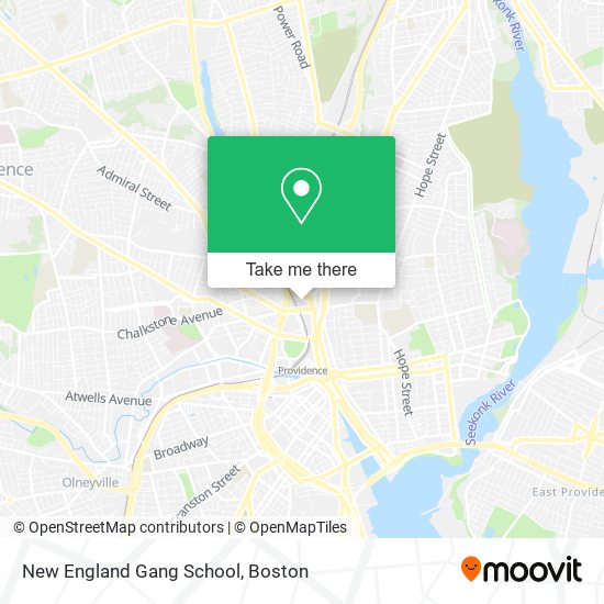 New England Gang School map