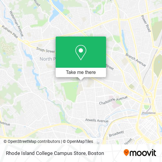 Rhode Island College Campus Store map