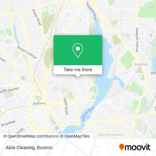 Able Cleaning map