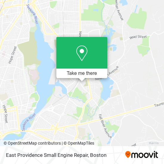 Mapa de East Providence Small Engine Repair